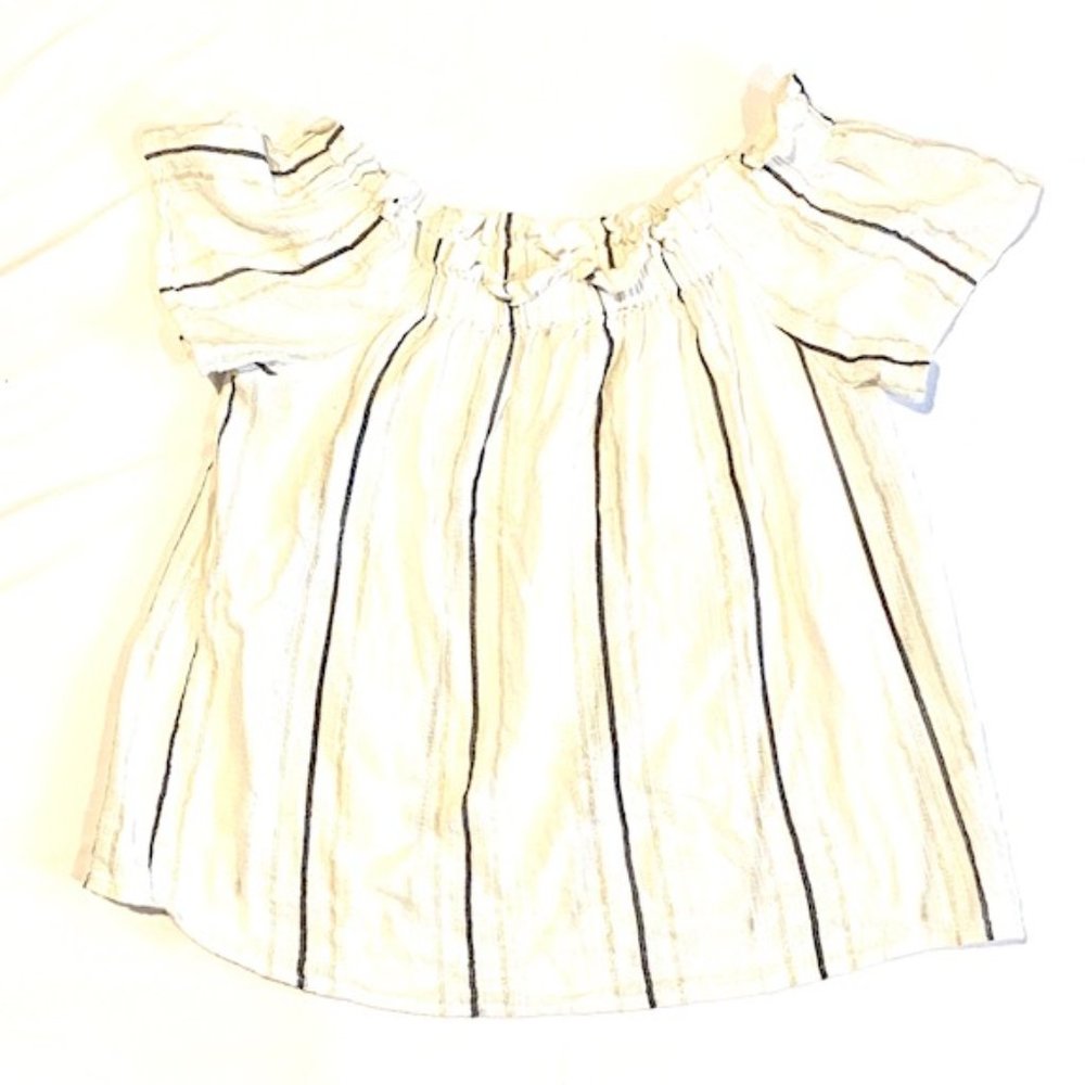 Jasmine & Juliana Off-The_Shoulder or Boat Neck Top + Size Medium